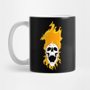 Flaming Skull Mug